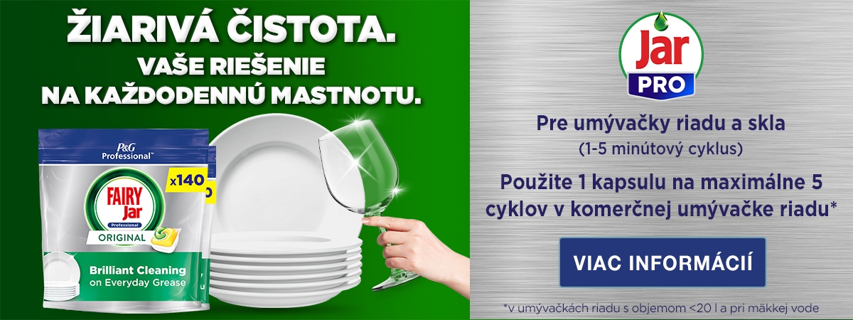 Jar Professional kapsuly do umývačky Original 140 ks