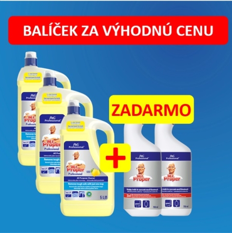 Balíček za výhodnú cenu Mr. Proper