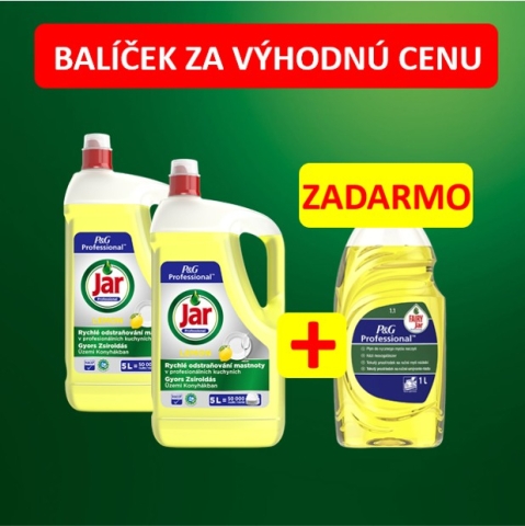 Balíček 2x Jar Citron 5L + 1x Jar ProfiLine 1L ZDARMA