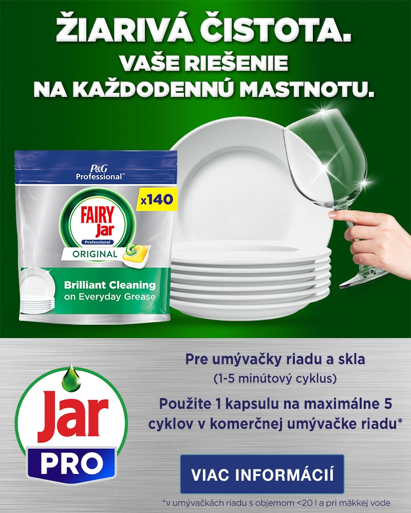 Jar Professional kapsuly do umývačky Original 140 ks